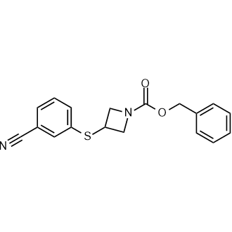 Benzyl 3-((3-cyanophenyl)thio)azetidine-1-carboxylate|CS-0660013