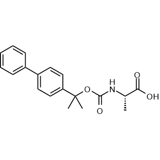 (((2-([1,1'-biphenyl]-4-yl)propan-2-yl)oxy)carbonyl)-l-alanine|CS-0660168