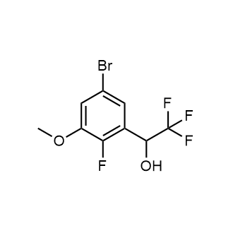 1-(5-Bromo-2-fluoro-3-methoxyphenyl)-2,2,2-trifluoroethan-1-ol|CS-0660201