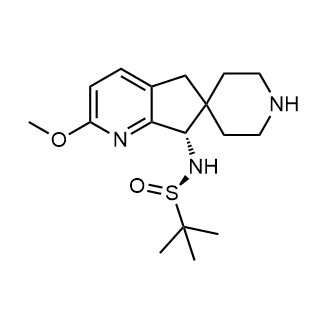 (r)-n-((s)-2-Methoxy-5,7-dihydrospiro[cyclopenta[b]pyridine-6,4'-piperidin]-7-yl)-2-methylpropane-2-sulfinamide|CS-0660291