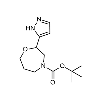 tert-Butyl 2-(1h-pyrazol-5-yl)-1,4-oxazepane-4-carboxylate|CS-0660357