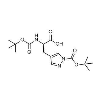(r)-3-(1-(Tert-butoxycarbonyl)-1h-pyrazol-4-yl)-2-((tert-butoxycarbonyl)amino)propanoic acid|CS-0660364