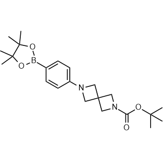 tert-Butyl 6-(4-(4,4,5,5-tetramethyl-1,3,2-dioxaborolan-2-yl)phenyl)-2,6-diazaspiro[3.3]heptane-2-carboxylate|CS-0660537