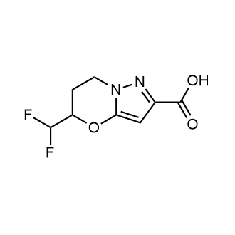 5-(Difluoromethyl)-6,7-dihydro-5h-pyrazolo[5,1-b][1,3]oxazine-2-carboxylic acid|CS-0660541