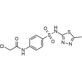 2-Chloro-n-(4-(n-(5-methyl-1,3,4-thiadiazol-2-yl)sulfamoyl)phenyl)acetamide|CS-0660715