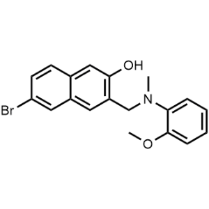 6-Bromo-3-(((2-methoxyphenyl)(methyl)amino)methyl)naphthalen-2-ol|CS-0660751