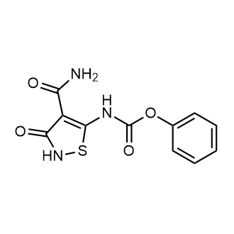 Phenyl (4-carbamoyl-3-oxo-2,3-dihydroisothiazol-5-yl)carbamate|CS-0660851