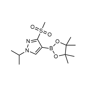 1-Isopropyl-3-(methylsulfonyl)-4-(4,4,5,5-tetramethyl-1,3,2-dioxaborolan-2-yl)-1h-pyrazole|CS-0660988
