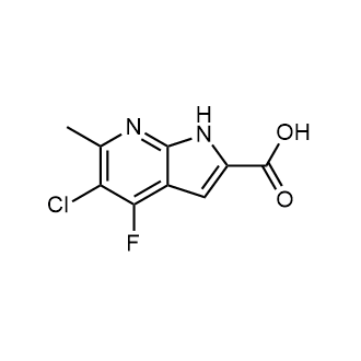 5-Chloro-4-fluoro-6-methyl-1h-pyrrolo[2,3-b]pyridine-2-carboxylic acid|CS-0661213