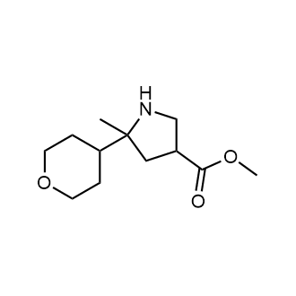 Methyl 5-methyl-5-(tetrahydro-2h-pyran-4-yl)pyrrolidine-3-carboxylate|CS-0661252