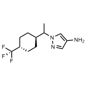 1-(1-(trans-4-(Trifluoromethyl)cyclohexyl)ethyl)-1h-pyrazol-4-amine|CS-0661273