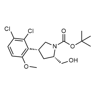 tert-butyl (2S,4R)-4-(2,3-dichloro-6-methoxyphenyl)-2-(hydroxymethyl)pyrrolidine-1-carboxylate|CS-0661280