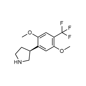 (s)-3-(2,5-Dimethoxy-4-(trifluoromethyl)phenyl)pyrrolidine|CS-0661290