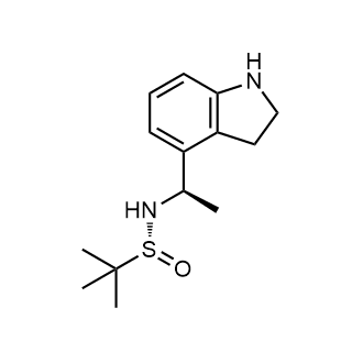 (r)-n-((r)-1-(Indolin-4-yl)ethyl)-2-methylpropane-2-sulfinamide|CS-0661320