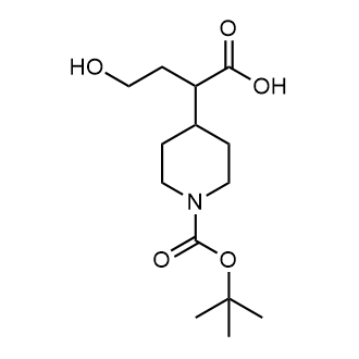 2-(1-(Tert-butoxycarbonyl)piperidin-4-yl)-4-hydroxybutanoic acid|CS-0661339
