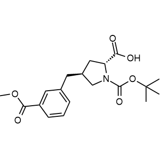 (2r,4s)-1-(Tert-butoxycarbonyl)-4-(3-(methoxycarbonyl)benzyl)pyrrolidine-2-carboxylic acid|CS-0661348