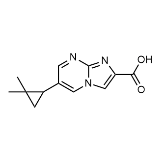 6-(2,2-Dimethylcyclopropyl)imidazo[1,2-a]pyrimidine-2-carboxylic acid|CS-0661368
