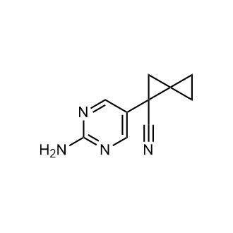 1-(2-Aminopyrimidin-5-yl)spiro[2.2]pentane-1-carbonitrile|CS-0661372
