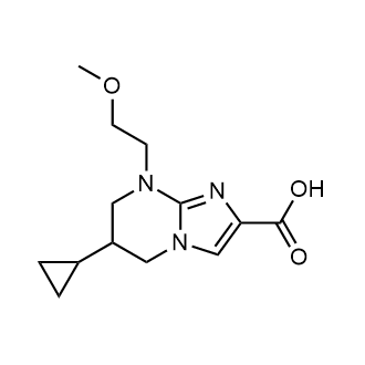6-Cyclopropyl-8-(2-methoxyethyl)-5,6,7,8-tetrahydroimidazo[1,2-a]pyrimidine-2-carboxylic acid|CS-0661380