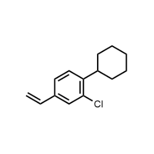 2-Chloro-1-cyclohexyl-4-vinylbenzene|CS-0661479
