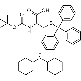 Dicyclohexylamine n-(tert-butoxycarbonyl)-s-trityl-l-cysteinate|CS-0661483