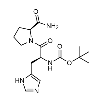 tert-Butyl ((s)-1-((s)-2-carbamoylpyrrolidin-1-yl)-3-(1h-imidazol-5-yl)-1-oxopropan-2-yl)carbamate|CS-0661875