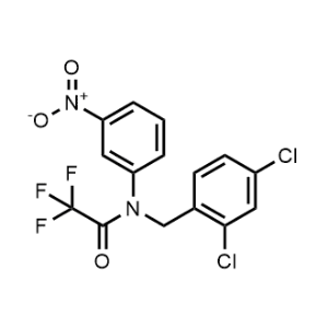 N-(2,4-Dichlorobenzyl)-2,2,2-trifluoro-N-(3-nitrophenyl)acetamide|CS-0662362