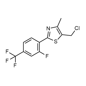 5-(Chloromethyl)-2-(2-fluoro-4-(trifluoromethyl)phenyl)-4-methylthiazole|CS-0662453