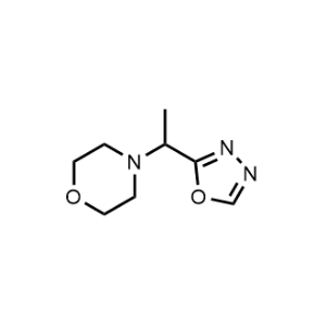 4-(1-(1,3,4-Oxadiazol-2-yl)ethyl)morpholine|CS-0662599