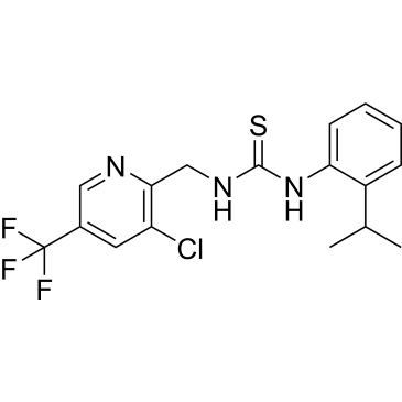1-((3-Chloro-5-(trifluoromethyl)pyridin-2-yl)methyl)-3-(2-isopropylphenyl)thiourea|CS-0662676