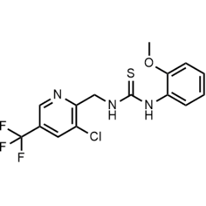 1-((3-Chloro-5-(trifluoromethyl)pyridin-2-yl)methyl)-3-(2-methoxyphenyl)thiourea|CS-0662683