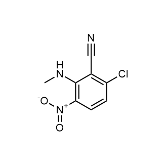 6-Chloro-2-(methylamino)-3-nitrobenzonitrile|CS-0662907