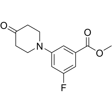 Methyl 3-fluoro-5-(4-oxopiperidin-1-yl)benzoate|CS-0662942