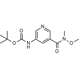 tert-Butyl (5-(methoxy(methyl)carbamoyl)pyridin-3-yl)carbamate|CS-0663021