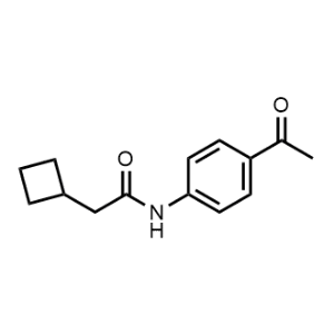 N-(4-Acetylphenyl)-2-cyclobutylacetamide|CS-0663061