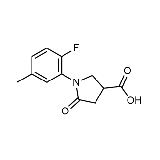 1-(2-Fluoro-5-methylphenyl)-5-oxopyrrolidine-3-carboxylic acid|CS-0663301