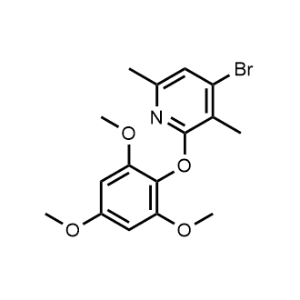 4-Bromo-3,6-dimethyl-2-(2,4,6-trimethoxyphenoxy)pyridine|CS-0663504