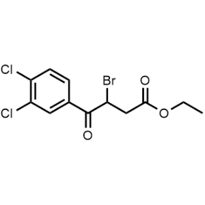 Ethyl 3-bromo-4-(3,4-dichlorophenyl)-4-oxobutanoate|CS-0663513