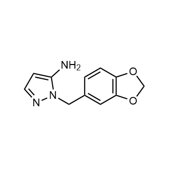 1-(Benzo[d][1,3]dioxol-5-ylmethyl)-1h-pyrazol-5-amine|CS-0663550