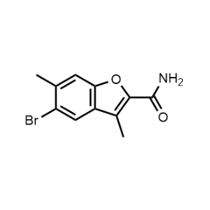 5-Bromo-3,6-dimethylbenzofuran-2-carboxamide|CS-0663579