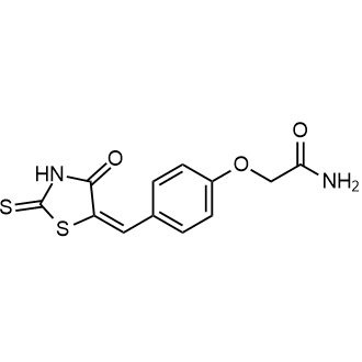 2-[4-[(4-Oxo-2-thioxo-5-thiazolidinylidene)methyl]phenoxy]acetamide|CS-0663717