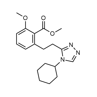 Methyl 2-(2-(4-cyclohexyl-4h-1,2,4-triazol-3-yl)ethyl)-6-methoxybenzoate|CS-0663878