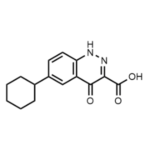6-Cyclohexyl-4-oxo-1,4-dihydrocinnoline-3-carboxylic acid|CS-0663994