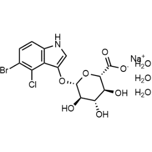 Sodium (2s,3s,4s,5r,6s)-6-((5-bromo-4-chloro-1h-indol-3-yl)oxy)-3,4,5-trihydroxytetrahydro-2h-pyran-2-carboxylate trihydrate|CS-0664014