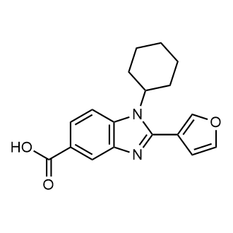 1-Cyclohexyl-2-(furan-3-yl)-1h-benzo[d]imidazole-5-carboxylic acid|CS-0664405