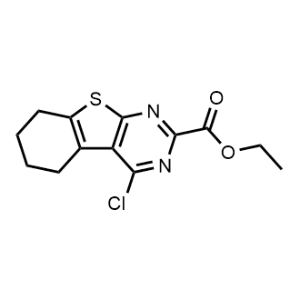 Ethyl 4-chloro-5,6,7,8-tetrahydrobenzo[4,5]thieno[2,3-d]pyrimidine-2-carboxylate|CS-0664611