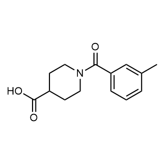 1-(3-Methylbenzoyl)piperidine-4-carboxylic acid|CS-0664627