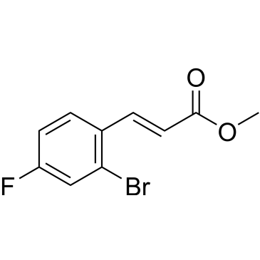 Methyl (e)-3-(2-bromo-4-fluorophenyl)acrylate|CS-0664734