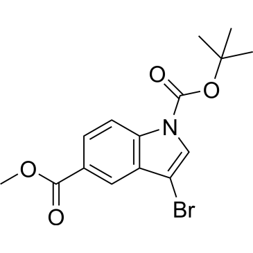 1-(tert-Butyl) 5-methyl 3-bromo-1h-indole-1,5-dicarboxylate|CS-0665933