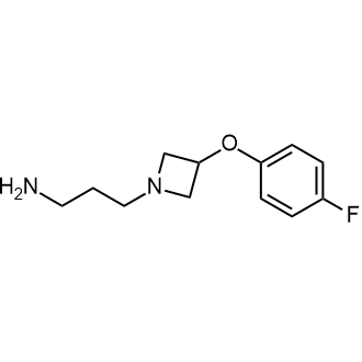 3-(3-(4-Fluorophenoxy)azetidin-1-yl)propan-1-amine|CS-0666011